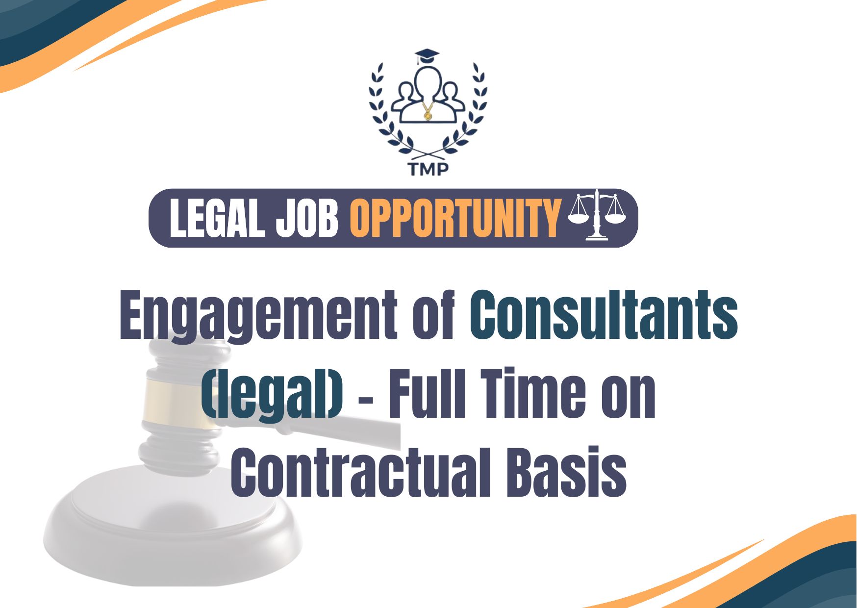 Engagement of Individual Consultants (IC) - Full Time on Contractual Basis