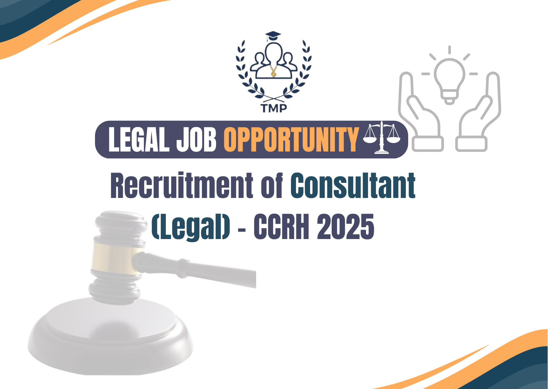 Recruitment of Consultant (Legal) – CCRH 2025