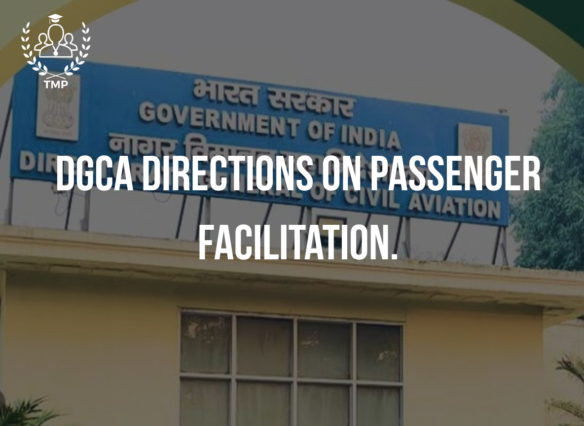 DGCA Directions on Passenger Facilitation